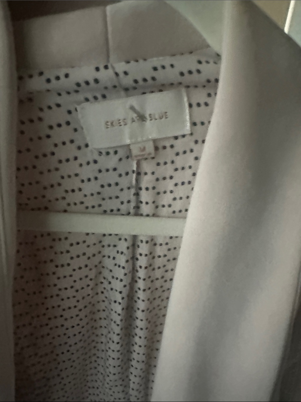 Skies Are Blue Pink Blush Blazer with Polka-Dot Lining